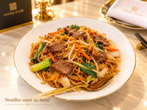 Nouilles sautées au bœuf