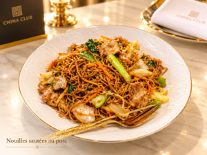 Nouilles sautées au porc
