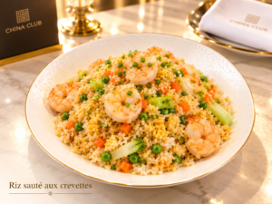 Riz sauté aux crevettes