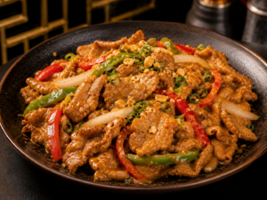 Porc à la sauce satay