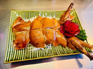 Canard rôti
